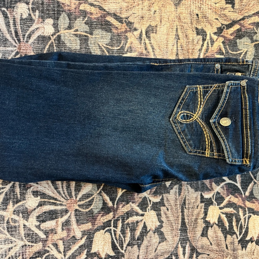 Dark Blue Women's Wallflower Jeans Mid rise